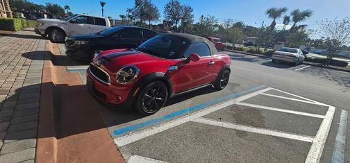 Red 2014 MINI Roadster Cooper S