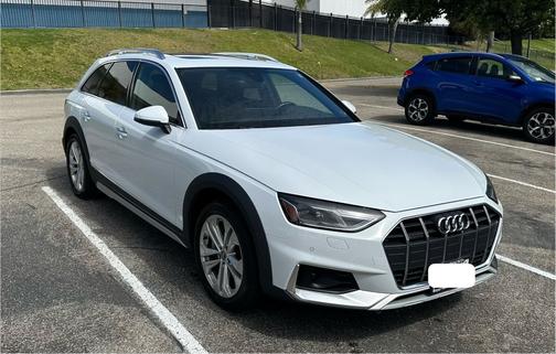 White 2021 Audi A4 allroad 45 Premium