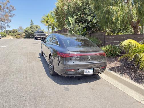 Gray 2022 Mercedes-Benz EQS 450+ Base