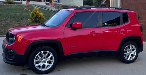 Red 2017 Jeep Renegade Latitude