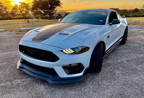 White 2021 Ford Mustang Mach 1