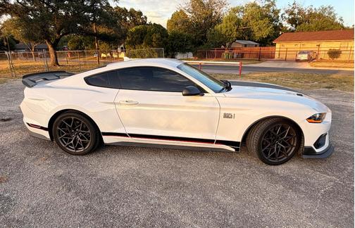 White 2021 Ford Mustang Mach 1