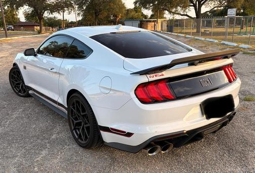 White 2021 Ford Mustang Mach 1