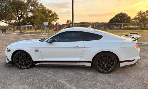 White 2021 Ford Mustang Mach 1
