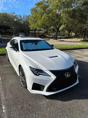 White 2022 Lexus RC F Base