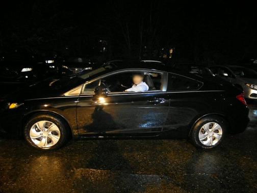 Black 2013 Honda Civic LX