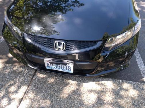 Black 2013 Honda Civic LX