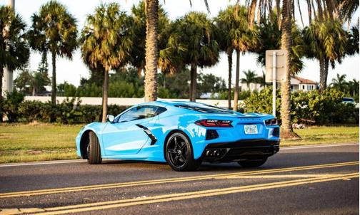 Blue 2020 Chevrolet Corvette Stingray w/1LT