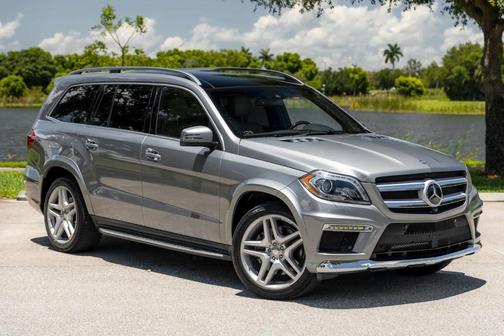 Silver 2015 Mercedes-Benz GL-Class GL 550 4MATIC