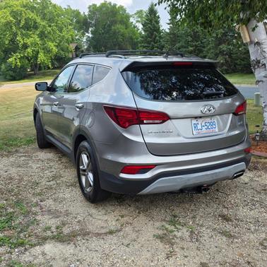 Silver 2018 Hyundai Santa Fe Sport 2.4L