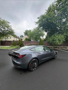 Gray 2023 Tesla Model 3 Performance