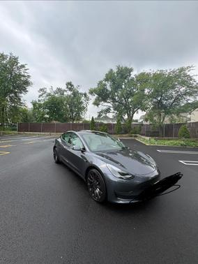 Gray 2023 Tesla Model 3 Performance