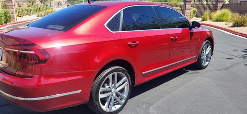 Red 2017 Volkswagen Passat 1.8T SE