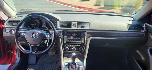 Red 2017 Volkswagen Passat 1.8T SE
