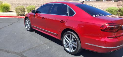 Red 2017 Volkswagen Passat 1.8T SE