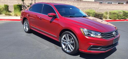 Red 2017 Volkswagen Passat 1.8T SE