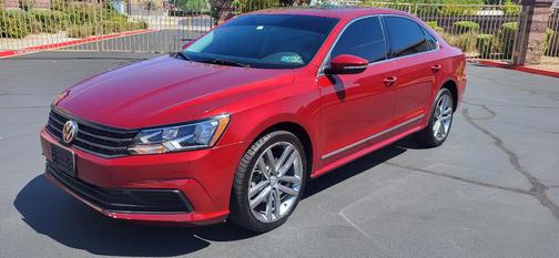 Red 2017 Volkswagen Passat 1.8T SE