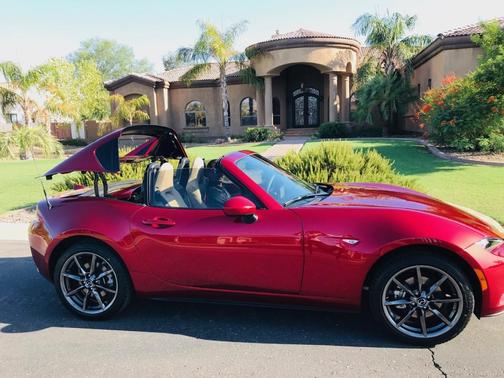 Red 2019 Mazda MX-5 Miata RF Grand Touring