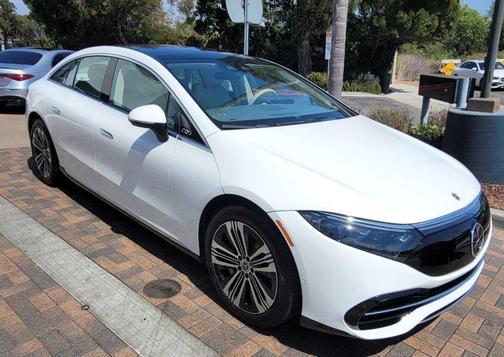 White 2023 Mercedes-Benz EQS 450+ Base