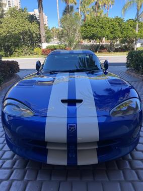 Blue 1996 Dodge Viper GTS