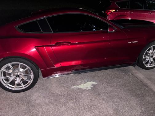 Red 2015 Ford Mustang EcoBoost Premium