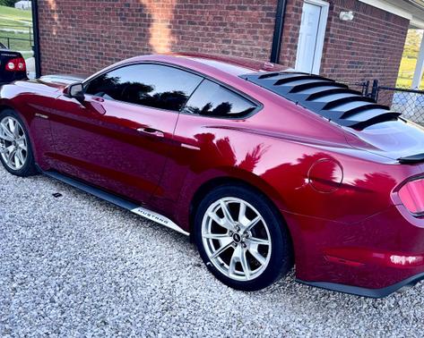 Red 2015 Ford Mustang EcoBoost Premium