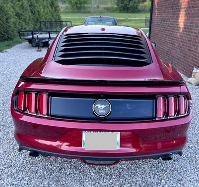 Red 2015 Ford Mustang EcoBoost Premium