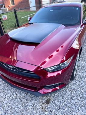 Red 2015 Ford Mustang EcoBoost Premium