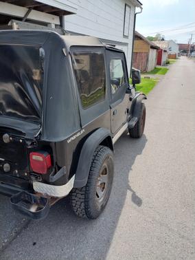 Black 1992 Jeep Wrangler S