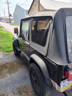 Black 1992 Jeep Wrangler S
