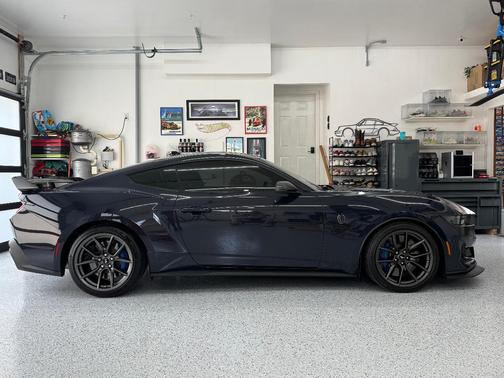 Blue 2024 Ford Mustang Dark Horse