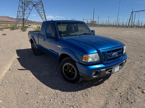 Blue 2010 Ford Ranger Sport