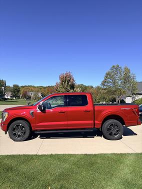 Red 2021 Ford F-150 XLT