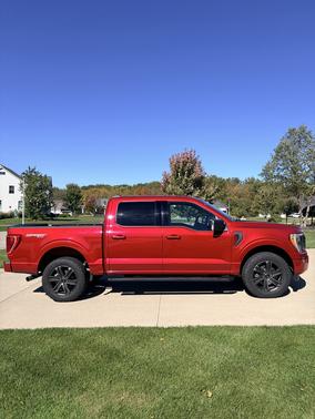 Red 2021 Ford F-150 XLT