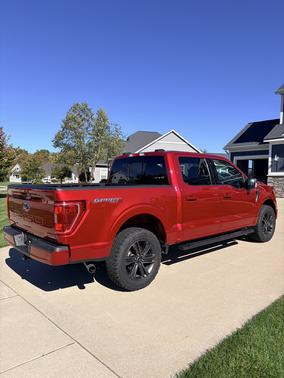 Red 2021 Ford F-150 XLT