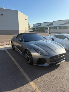 Gray 2017 Jaguar F-TYPE SVR
