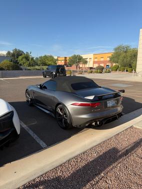 Gray 2017 Jaguar F-TYPE SVR