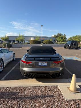 Gray 2017 Jaguar F-TYPE SVR
