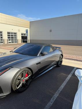 Gray 2017 Jaguar F-TYPE SVR