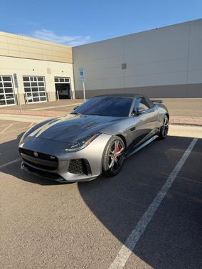 Gray 2017 Jaguar F-TYPE SVR