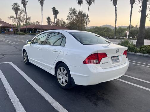 White 2007 Honda Civic LX