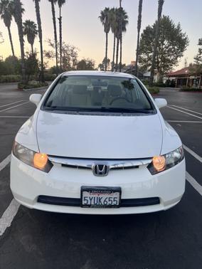White 2007 Honda Civic LX