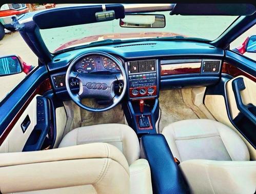 Red 1994 Audi Cabriolet Base