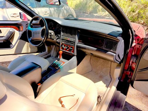 Red 1994 Audi Cabriolet Base