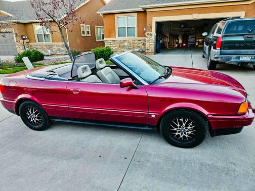 Red 1994 Audi Cabriolet Base