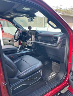 Red 2021 Ford F-150 King Ranch