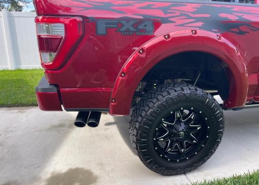 Red 2021 Ford F-150 King Ranch