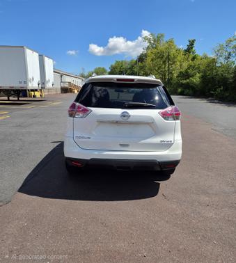 White 2016 Nissan Rogue SV