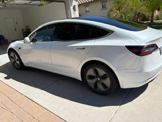 White 2020 Tesla Model 3 Standard Range Plus