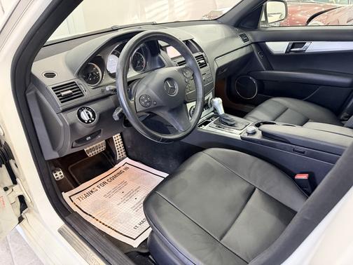 White 2009 Mercedes-Benz C-Class C 300 Sport